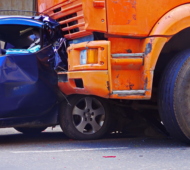 Truck-accident-with-car Chicago truck accident lawyer